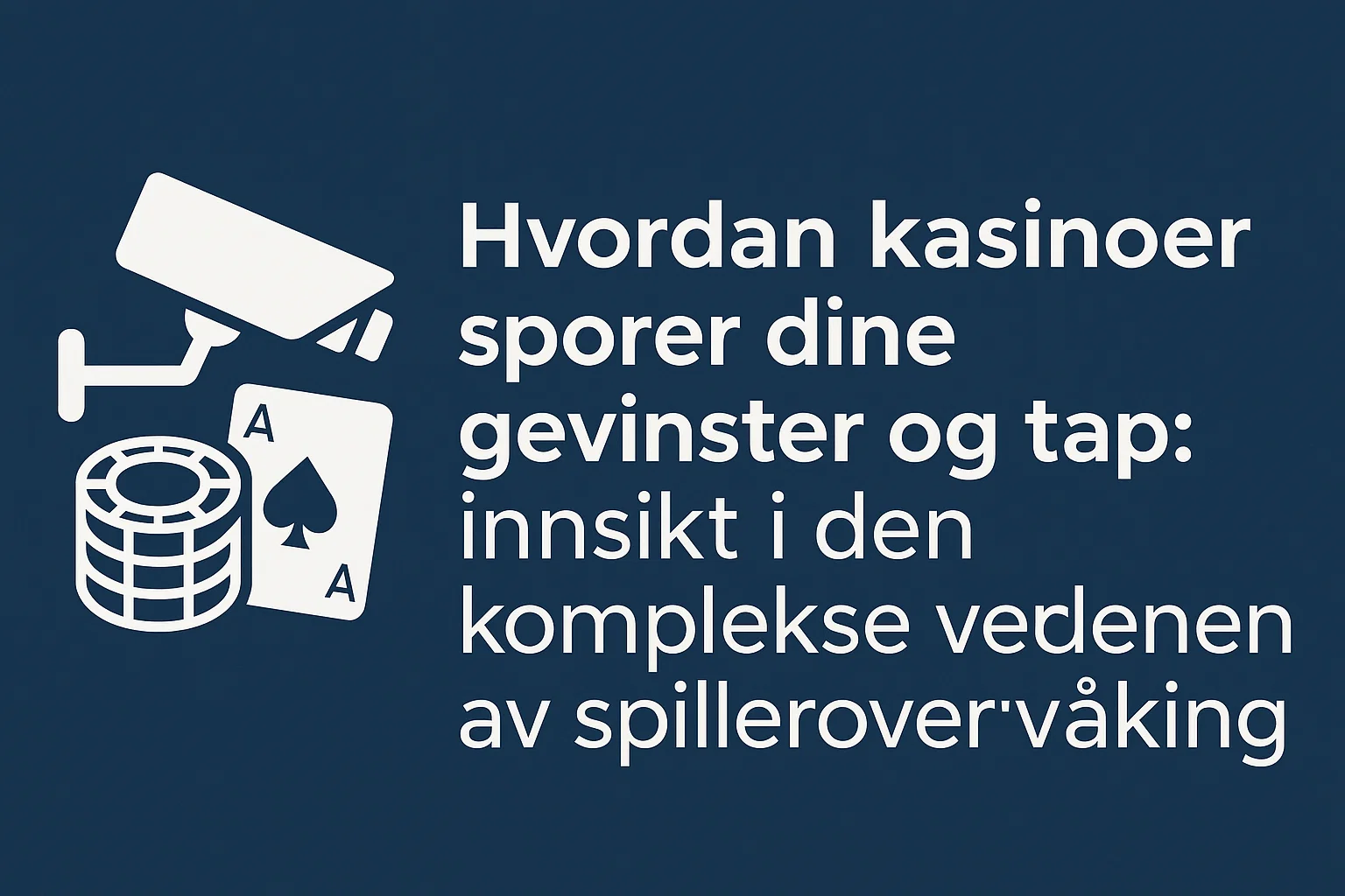 Hvordan kasinoer sporer dine gevinster og tap: innsikt i den komplekse verdenen av spillerovervåking